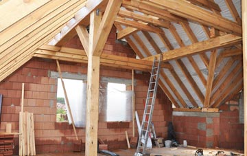 Gods Blessing Green attic trusses